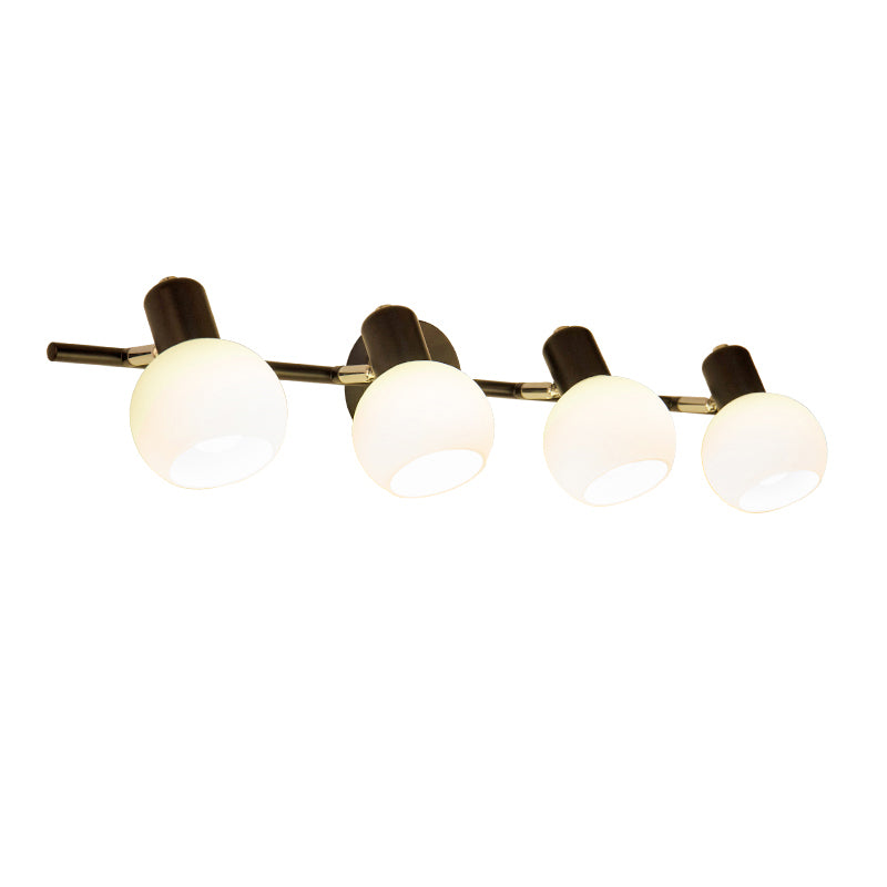 Ball-Shaped Wall Sconce Lighting Minimalist Style Glass Wall Mounted Light Fixture