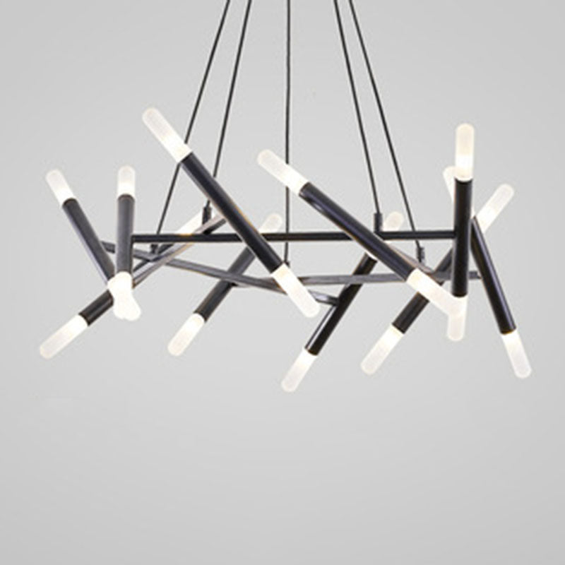 Asymmetrical Metal Chandelier Pendant Light Nordic Style Pendant Lighting Fixture