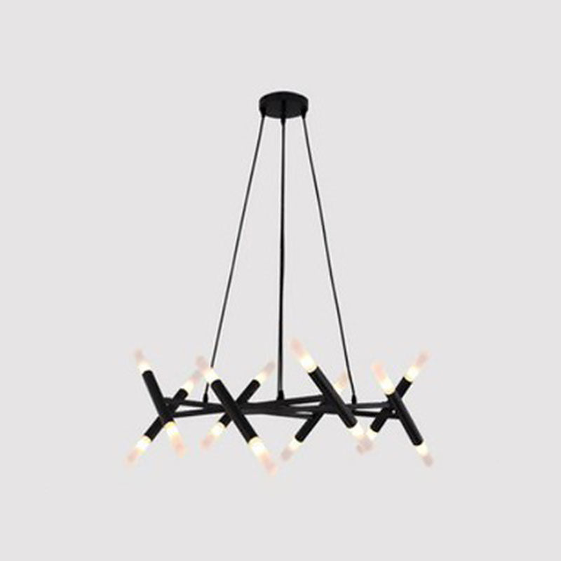 Asymmetrical Metal Chandelier Pendant Light Nordic Style Pendant Lighting Fixture