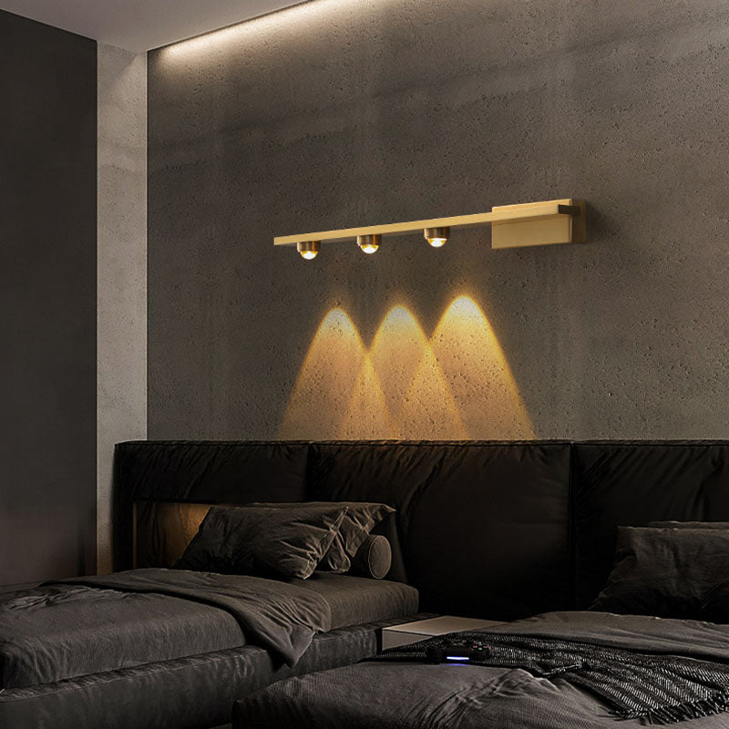 Contemporary Metal LED Wall Mounted Lighting 1-Light Wall Sconce for Living Room