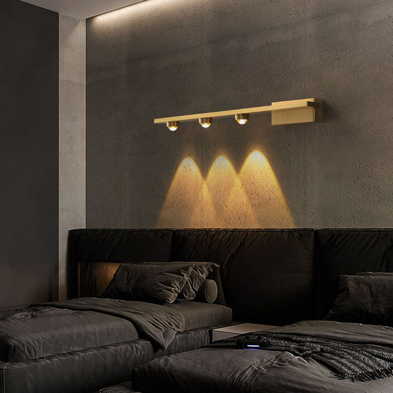 Contemporary Metal LED Wall Mounted Lighting 1-Light Wall Sconce for Living Room