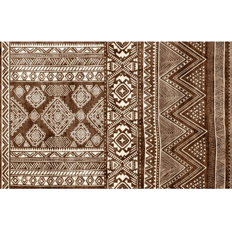 Eclectische normatische stam Rug kleur gemengd polyester gebied tapijt niet-slip achterste tapijt voor woonkamer