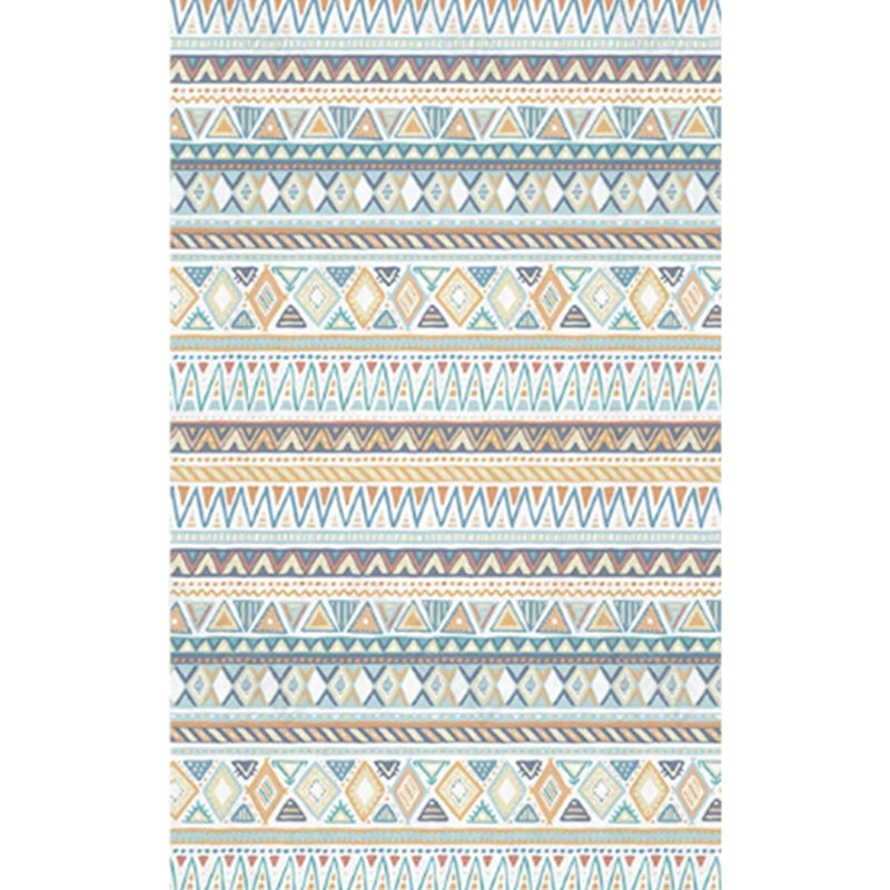 Boho-chic tribale print tapijt Multicolor polyester Tapijten Anti-slip achterste tapijt voor huizendecoratie