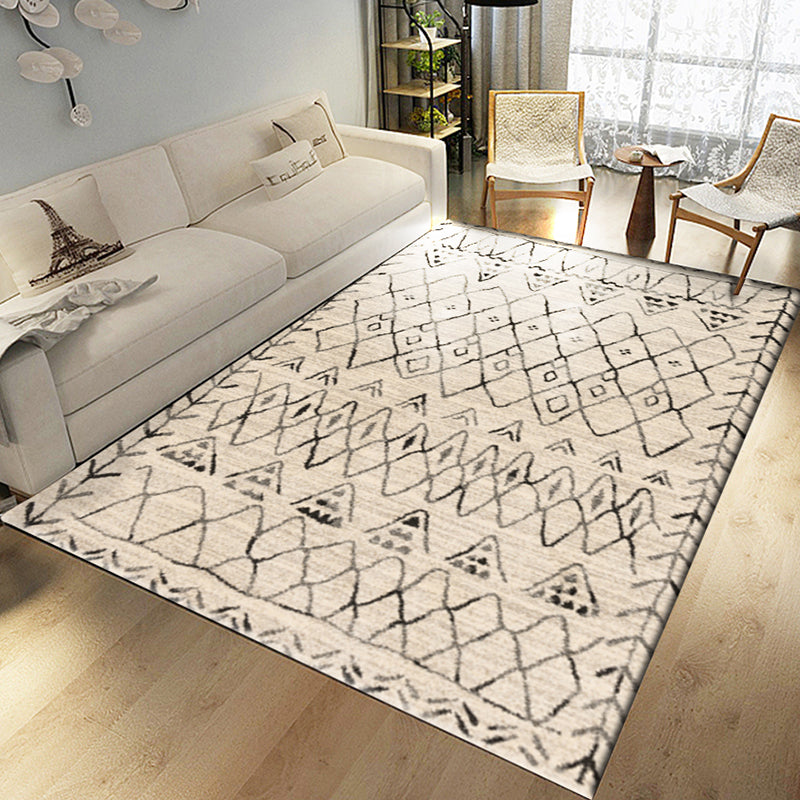 Multicolor Boho-chic gebied tapijt polyester tribale patroon binnen vloerkleed wasbaar tapijt voor woonkamer