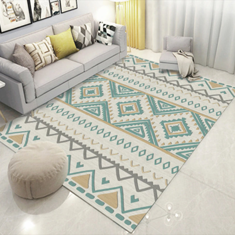 Multicolor de la alfombra tradicional alfombra poliéster alfombra interior alfombra fácil de cuidado para sala de estar