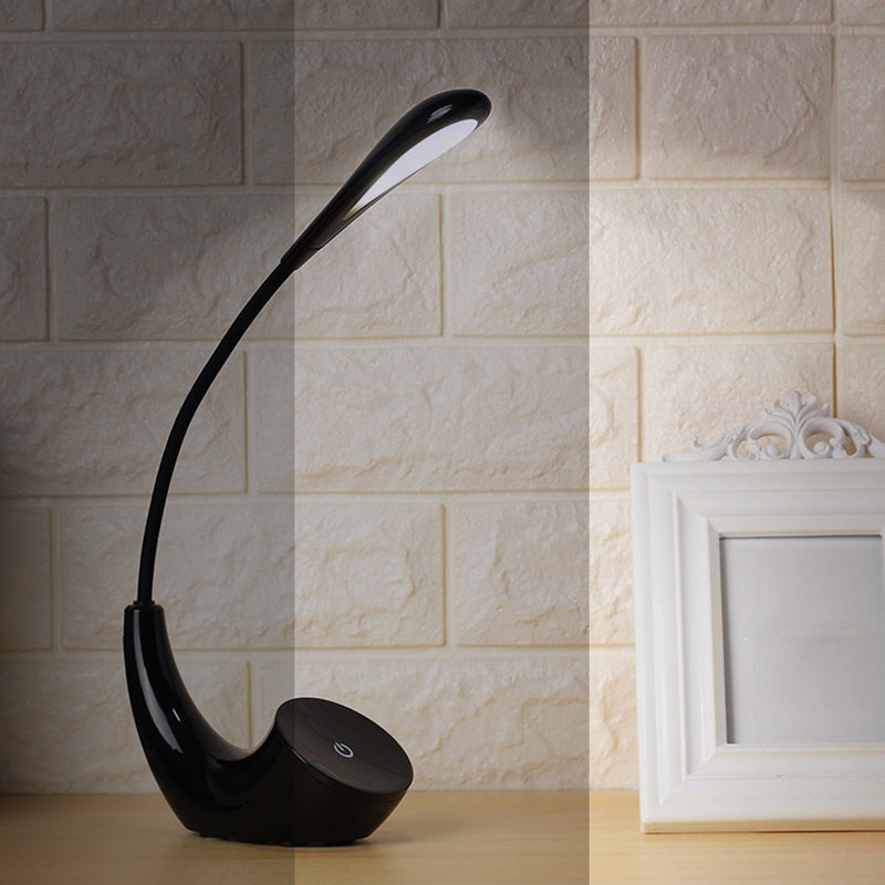 Plastic flexible ARM BRAUT LAMP MINIMALE LED DE LECTURE RECHARGÉable avec contrôle tactile