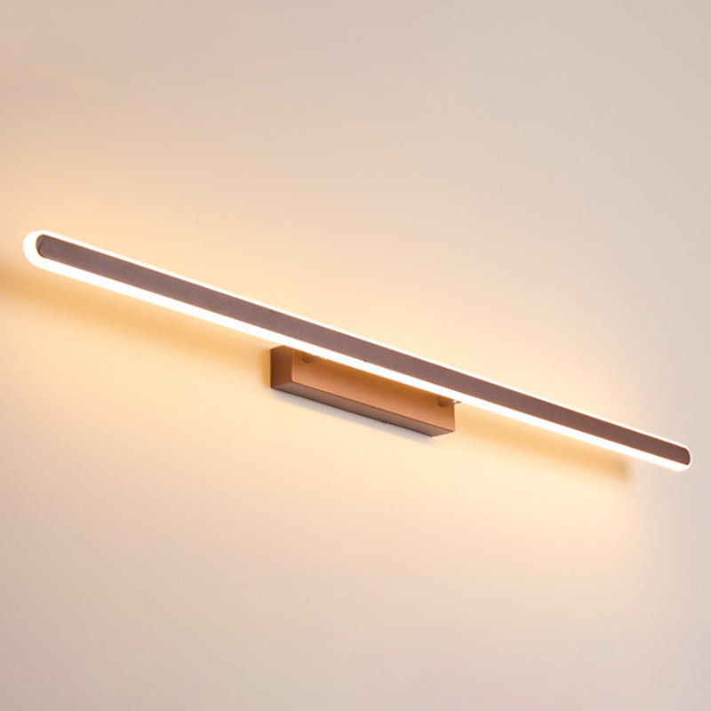 Luz de luz lineal contemporánea lineal lámpara de luz de 1 luz para baño para baño