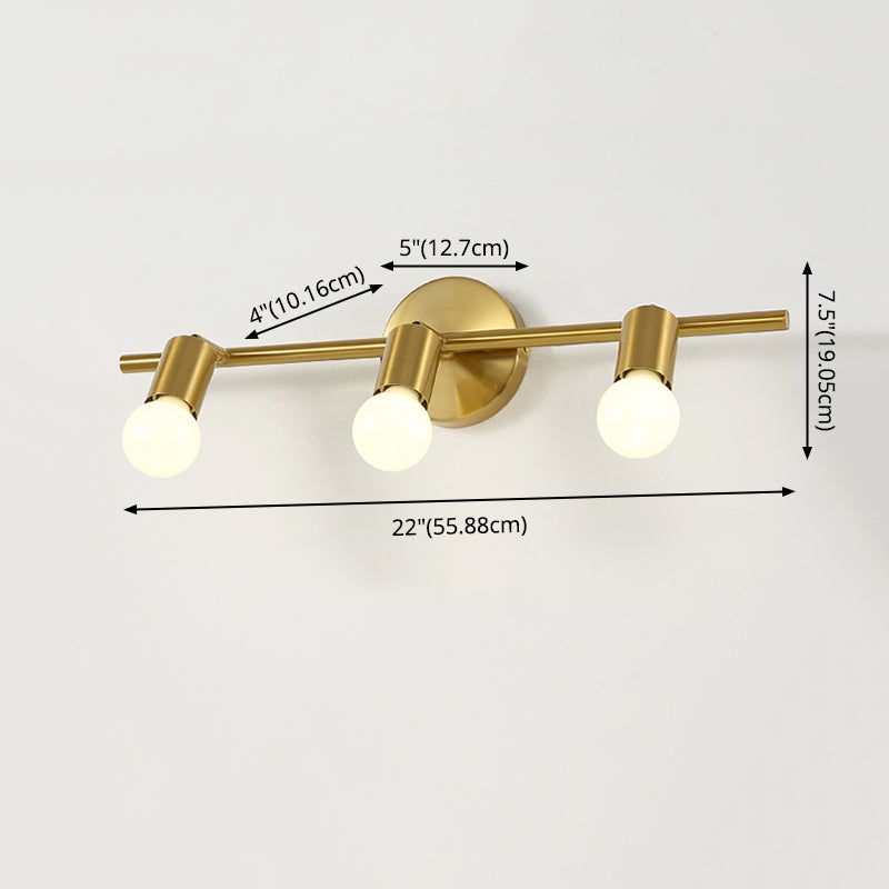 Éclairage de sconce de vanité à bulbe