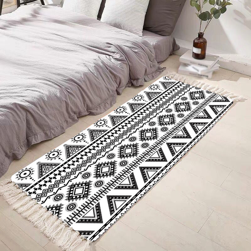 Elegante área boige bohemia alfombra poliéster patrón americano alfombra alfombra alfombra interior para sala de estar