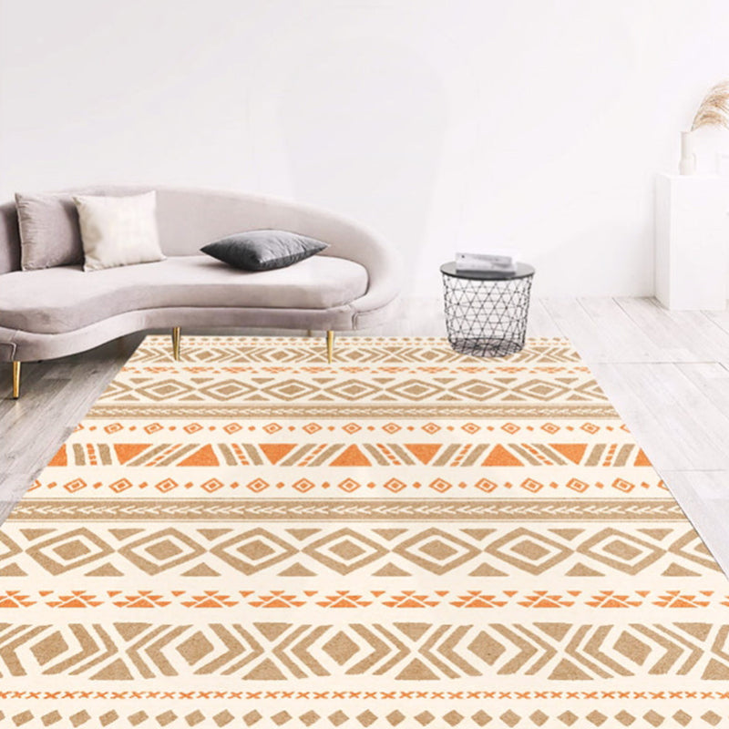 Alfombra multicolor de estampado tribal poliéster shabby chic alfombra sin deslizamiento alfombra interior para decoración del hogar