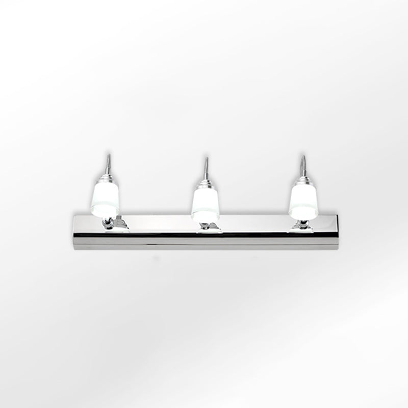 Maloderables apliques de luz de pared de tocador de luz montado en la pared ajustable al metal para el baño