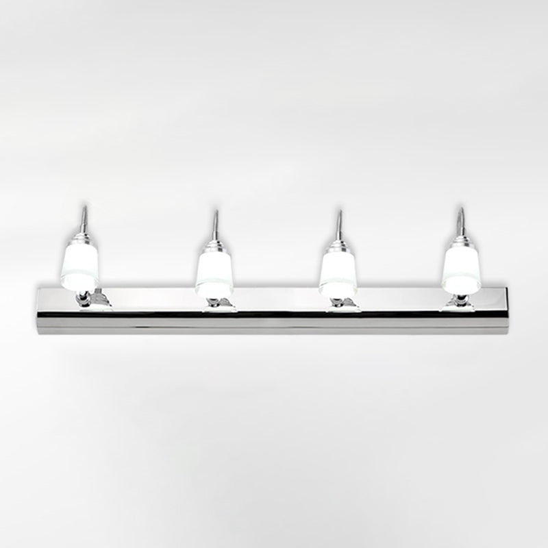 Maloderables apliques de luz de pared de tocador de luz montado en la pared ajustable al metal para el baño