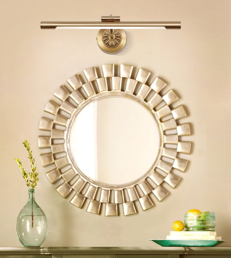 Traditional Elongated Vanity Mirror Lights Acrylic Wall Light Fixtures for Bathroom