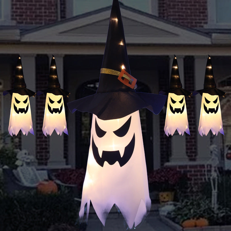 Halloween Element Decorative Lamp Modern Plastic Black LED String Light for Outdoor