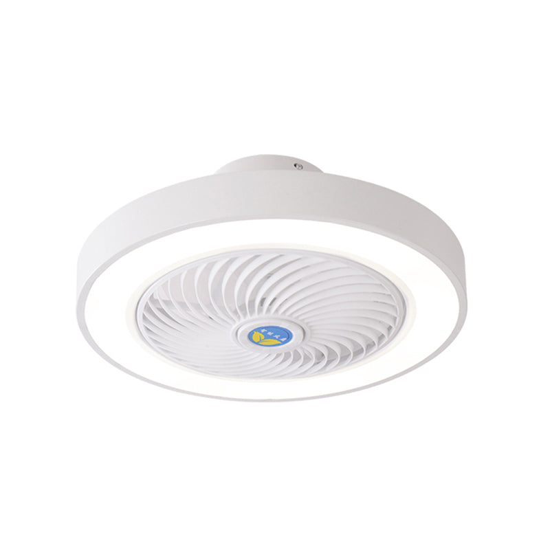 Frenello a soffitto Light Nordic Metal LED camera da letto semifulto con telecomando