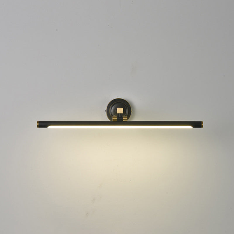 Metal Linear Wall Lamp Sconce Minimalism Sconce Light Fixture for Bathroom