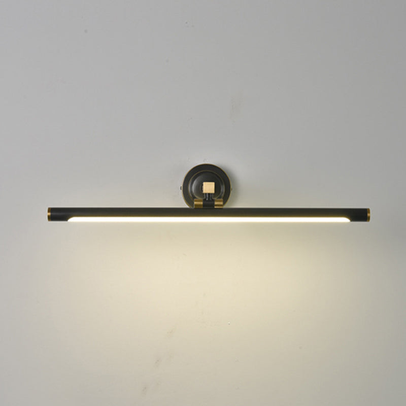 Metal Linear Wall Lamp Sconce Minimalism Sconce Light Fixture for Bathroom