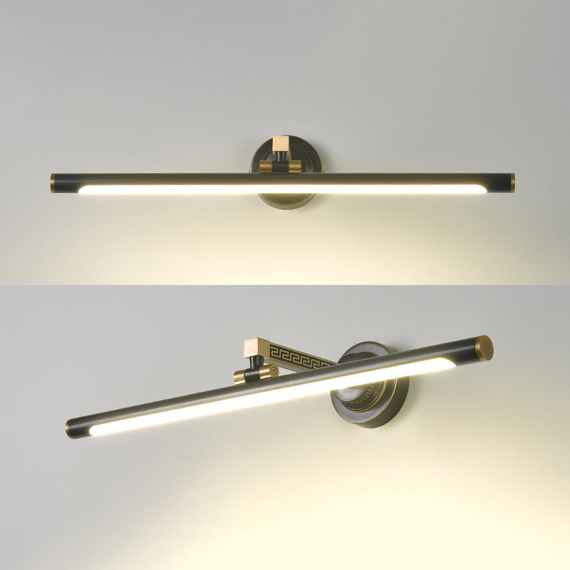 Metal Linear Wall Lamp Sconce Minimalism Sconce Light Fixture for Bathroom