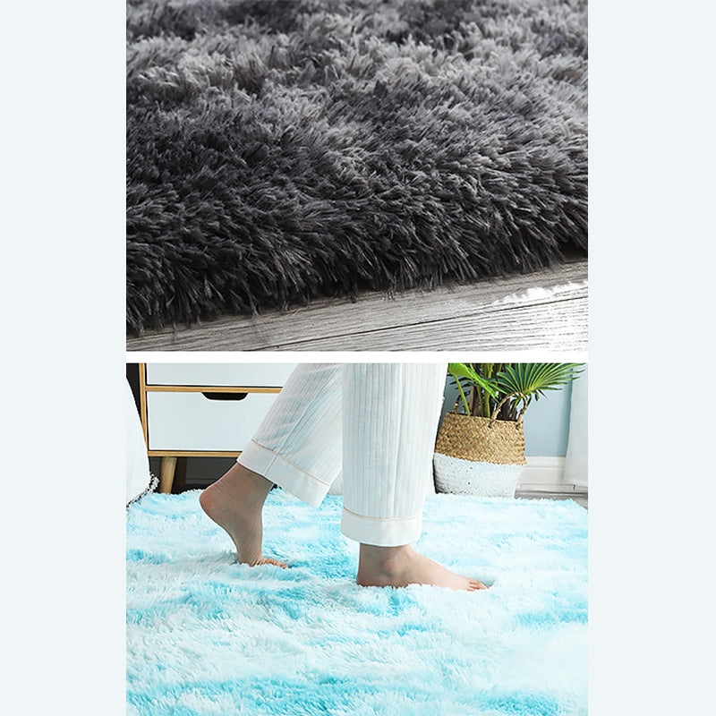 Trendy Home Decoration Shag Teppichkrawatte im Innenteppich Polyester Nicht-Rutsch-Rückseite Teppich