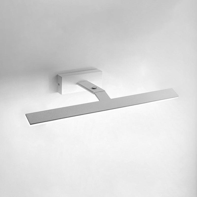 Modern Minimalist LED Wall Lamp Aluminium Linear Adjustable Wall Light with Acrylic Shade