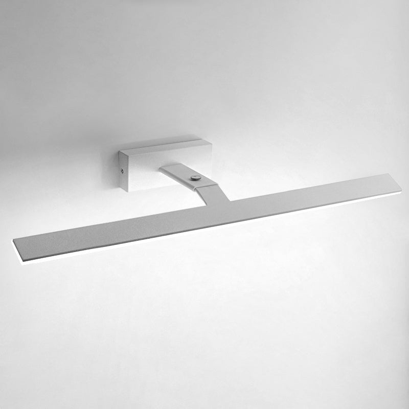 Modern Minimalist LED Wall Lamp Aluminium Linear Adjustable Wall Light with Acrylic Shade