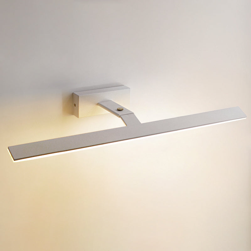 Modern Minimalist LED Wall Lamp Aluminium Linear Adjustable Wall Light with Acrylic Shade