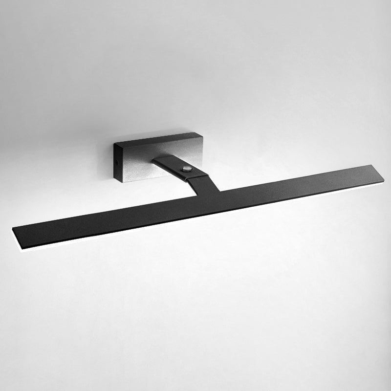 Modern Minimalist LED Wall Lamp Aluminium Linear Adjustable Wall Light with Acrylic Shade