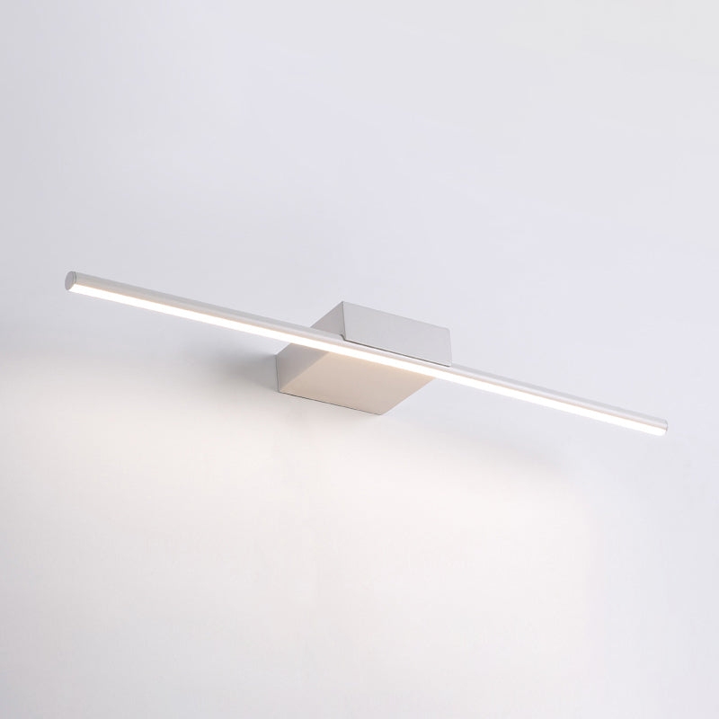 Linear Metal Vanity Wall Light Minimalism 1-Light Wall Sconce for Bathroom