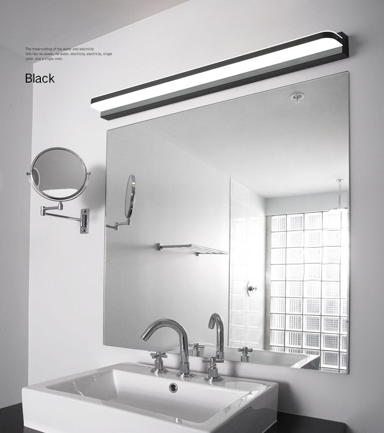 Luz de luz lineal contemporánea Luz de luz montado de 1 luz Luz para baño para el baño