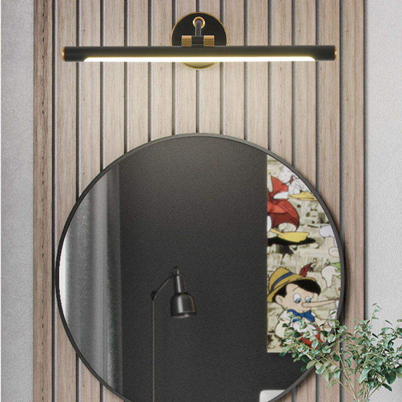 Contemporary 1-Light LED Wall Sconce Metal Linear Wall Mounted Light for Bathroom