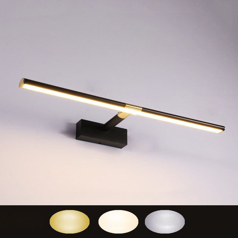 Metal Linear Wall Lamp Sconce Minimalism Sconce Light Fixture for Bathroom