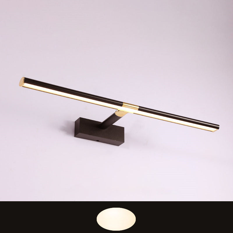 Metal Linear Wall Lamp Sconce Minimalism Sconce Light Fixture for Bathroom