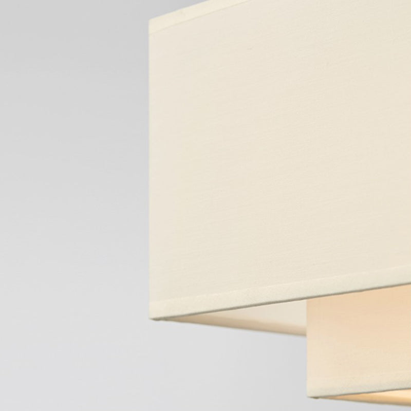 Geometrische semi -flush mount licht traditionele stof semi -spoelbevestiging plafondarmatuur