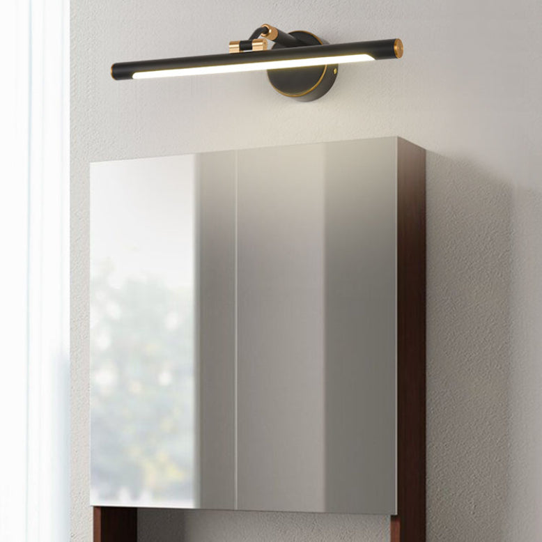 Contemporary 1-Light LED Wall Sconce Metal Linear Wall Mounted Light for Bathroom