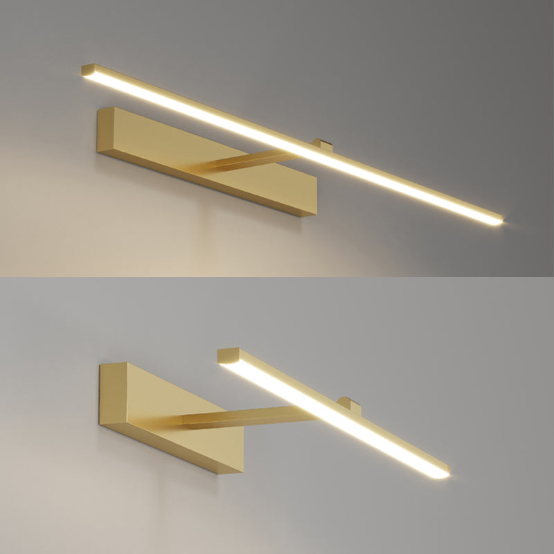 Iluminación de pared de tira de estilo minimalista Ligera de baño LED de metal LED LIGHTUR