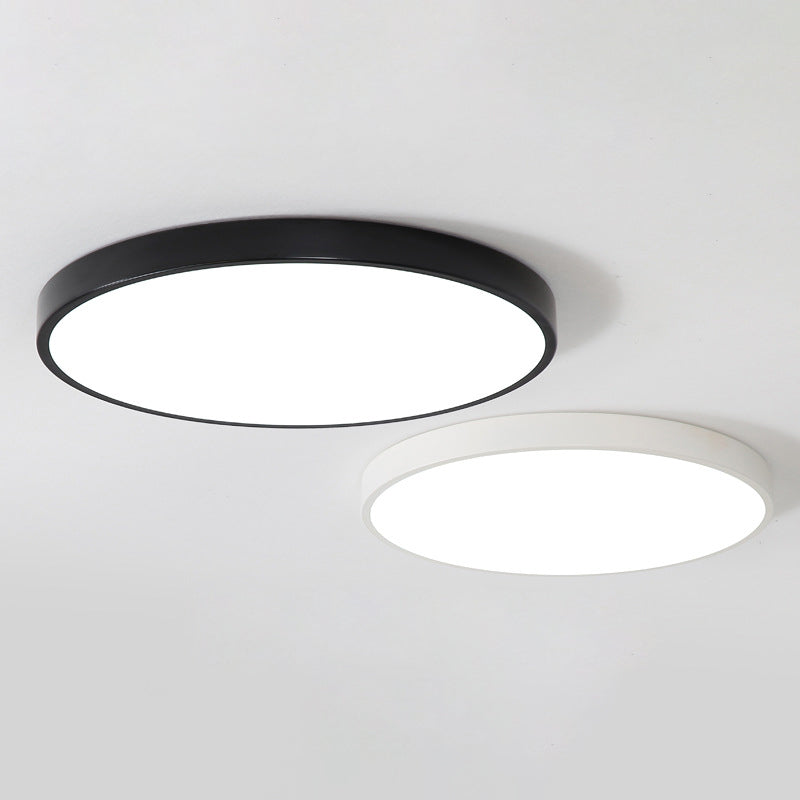 Nórdico Macaron Metal LED Ceiling Flushmount con Acrílico Sombra para la habitación de los niños