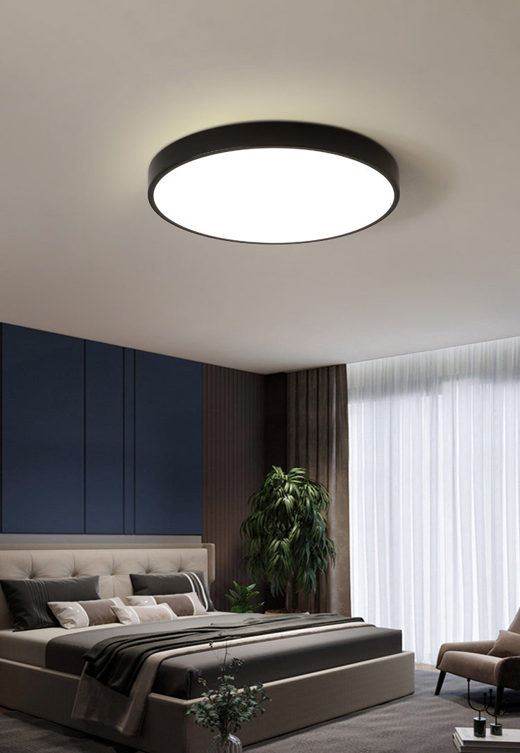 Nórdico Macaron Metal LED Ceiling Flushmount con Acrílico Sombra para la habitación de los niños