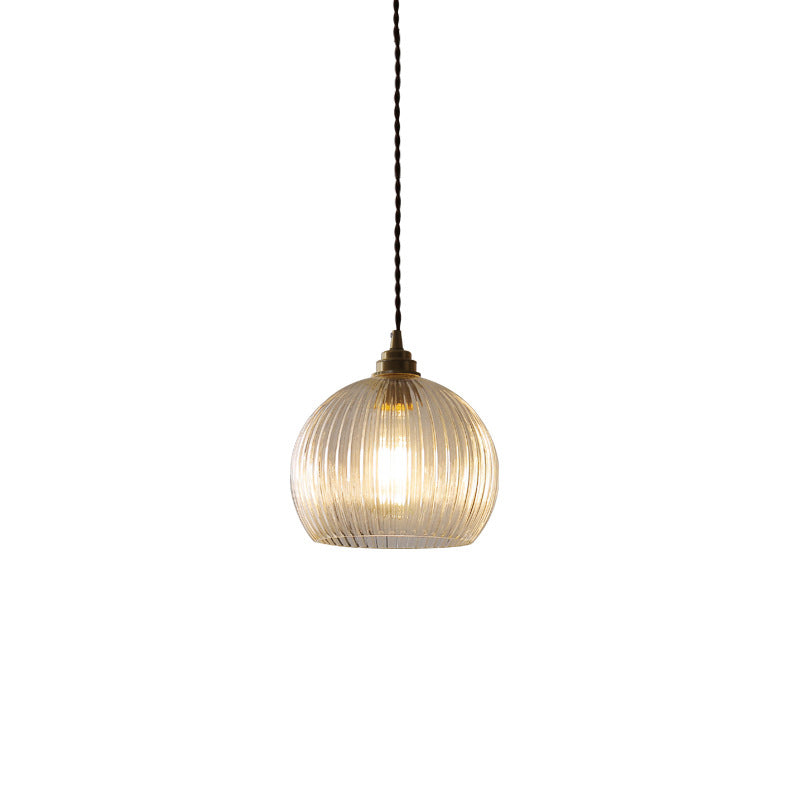 Contemporain Simple One-Light Bowl Bowl Dining Roard Room Bedroom Pendant Lighting