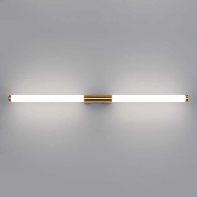 Tube Metal Wall Mounted Light Simplicity Style LED Gold-Black Wall Light Fixture