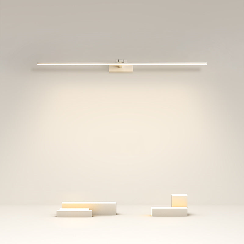 Moderne minimalistische LED -Wandleuchte Aluminium Lineare Wandlampe mit Silikonschatten