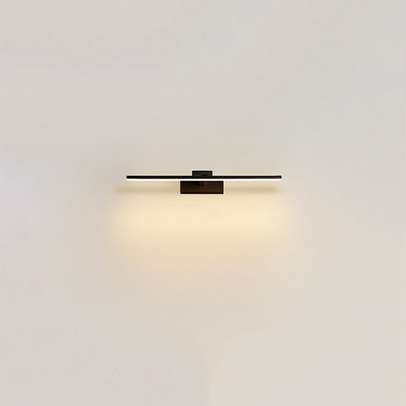 Modern Minimalist LED Wall Light Aluminium Linear Wall Lamp with Silicone Shade