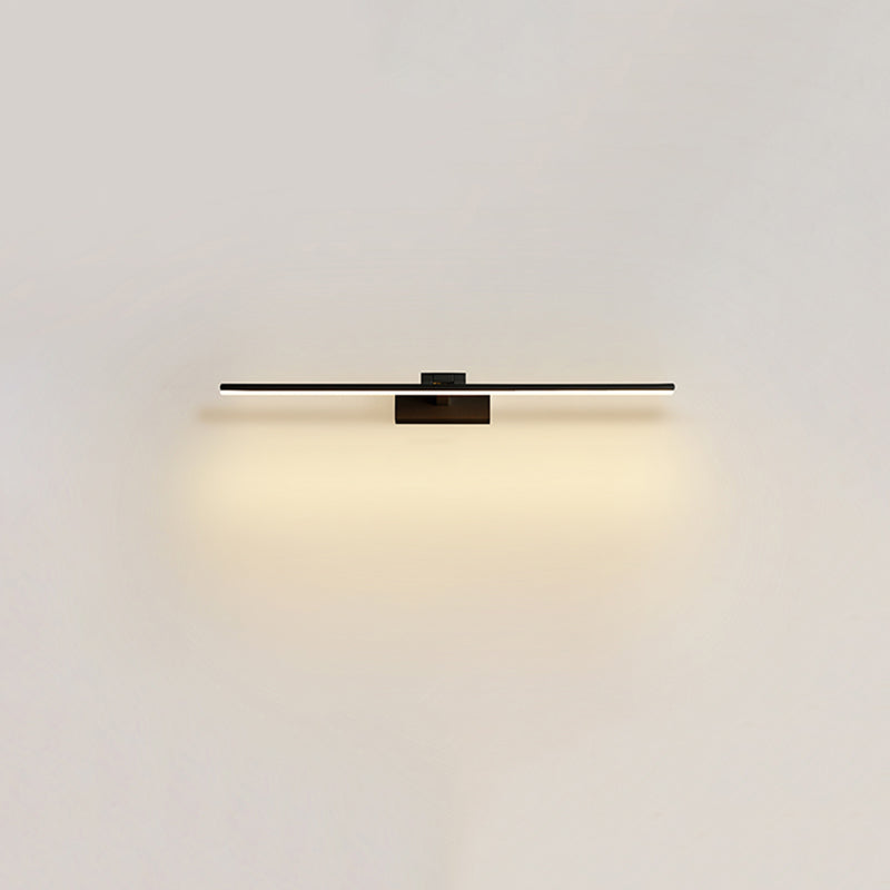 Moderne minimalistische LED -Wandleuchte Aluminium Lineare Wandlampe mit Silikonschatten