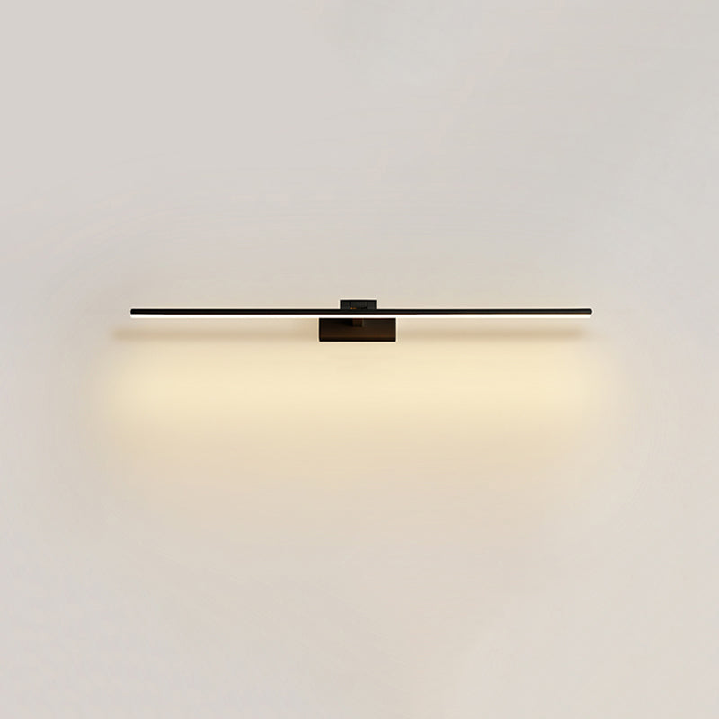 Moderne minimalistische LED -Wandleuchte Aluminium Lineare Wandlampe mit Silikonschatten