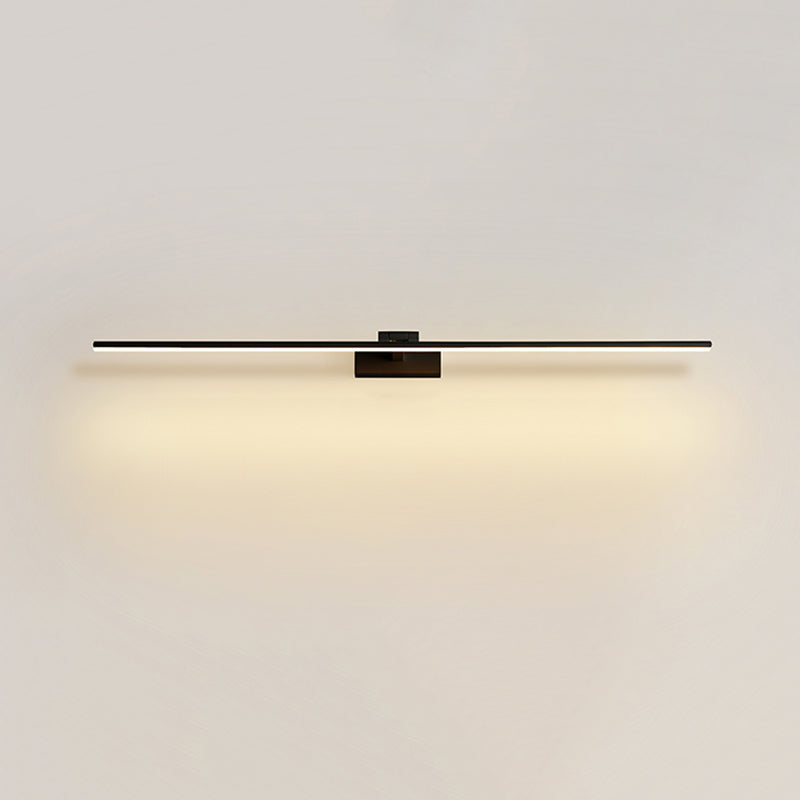 Moderne minimalistische LED -Wandleuchte Aluminium Lineare Wandlampe mit Silikonschatten