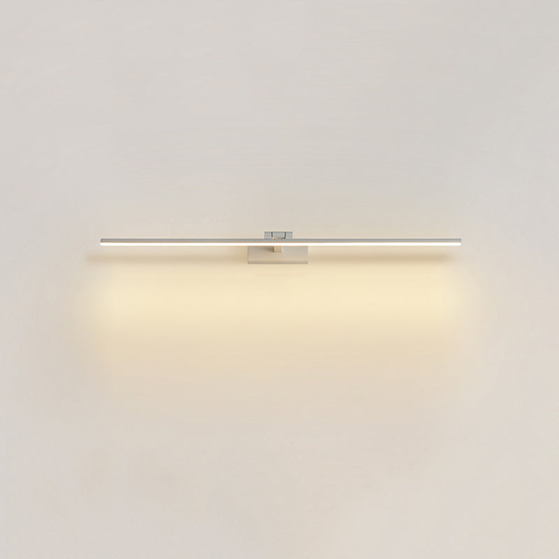 Moderne minimalistische LED -Wandleuchte Aluminium Lineare Wandlampe mit Silikonschatten