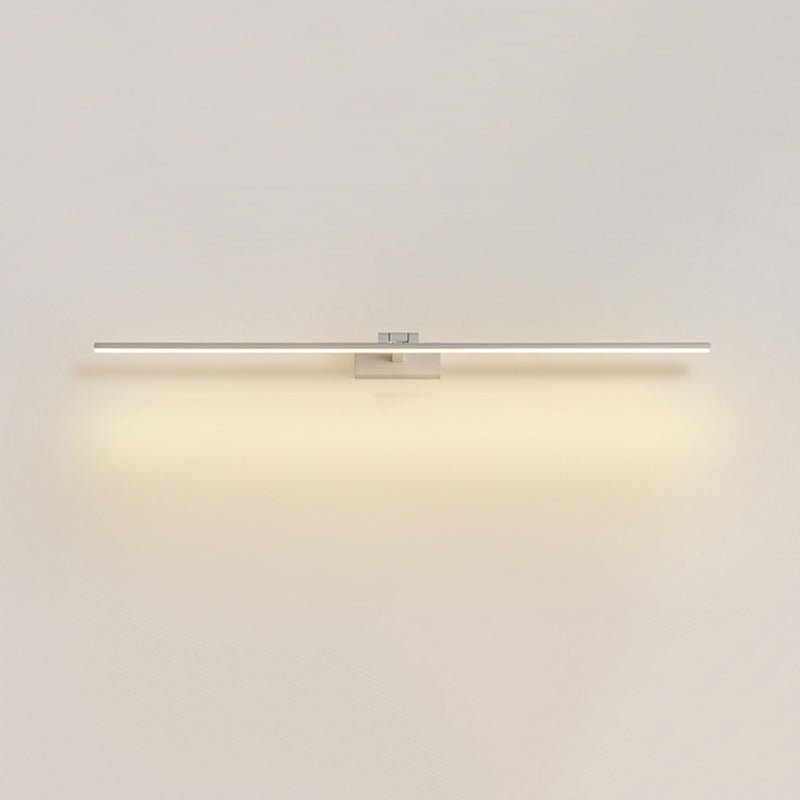 Moderne minimalistische LED -Wandleuchte Aluminium Lineare Wandlampe mit Silikonschatten