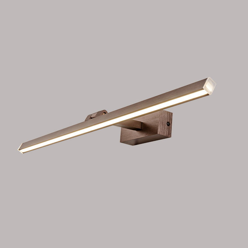 Linear Aluminum Vanity Wall Light Modern 1-Light Wall Sconce for Bathroom