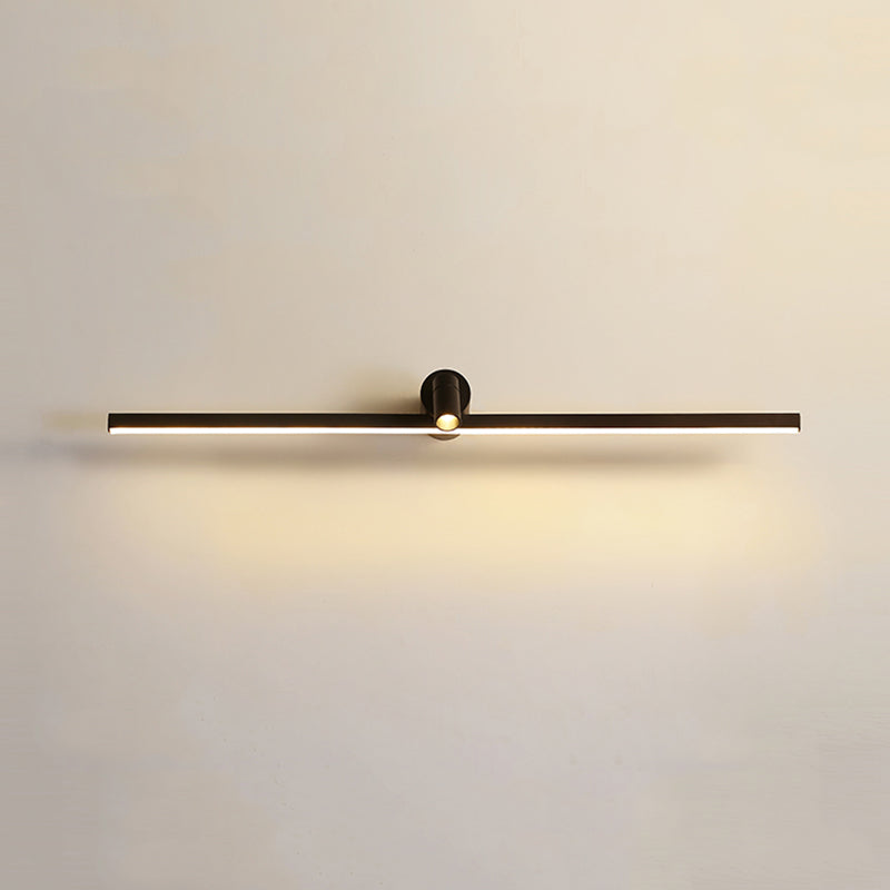 Lámpara contemporánea de luz de pared de tocador de metal de 1 luces Lámpara montada en la pared para el baño