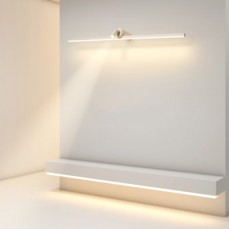 Lámpara contemporánea de luz de pared de tocador de metal de 1 luces Lámpara montada en la pared para el baño