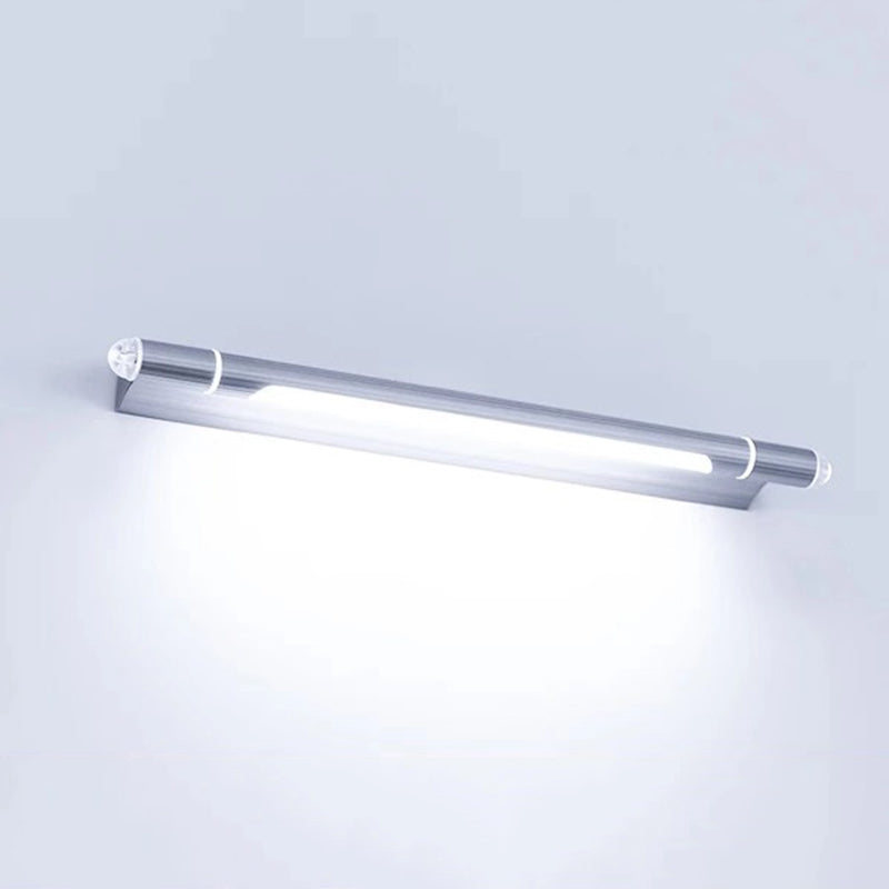 Contemporary Linear Wall Mounted Light Fixture 1-Light Sconce Light for Bathroom